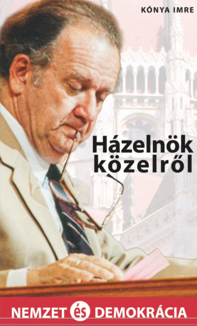 Házelnök közelről könyvborító